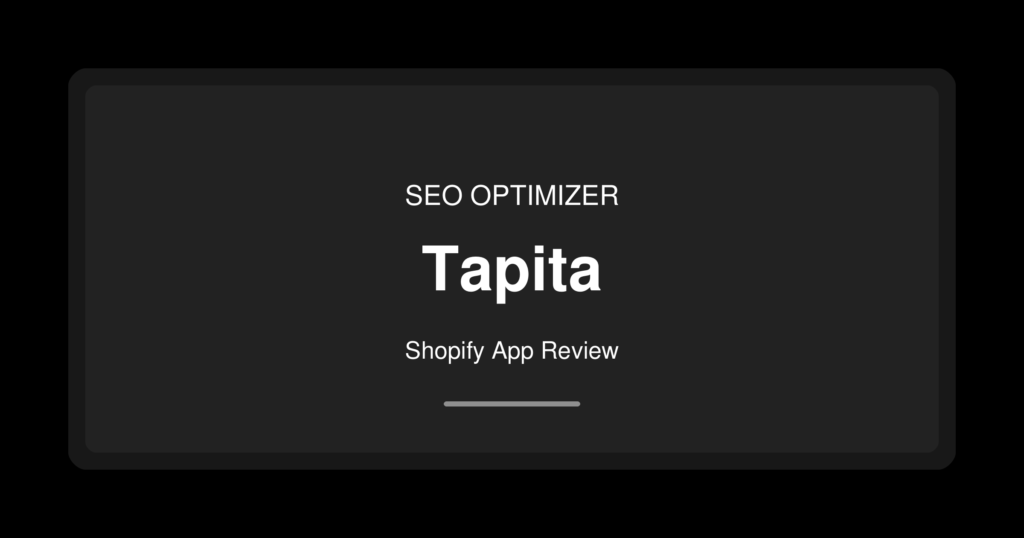 Tapita Ai Seo App Review