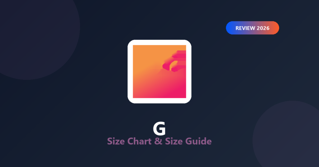 Featured image for G: Size Chart & Size Guide Review 2026: Free Shopify App
