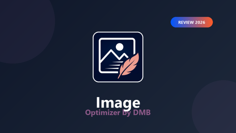 Featured image for Image Optimizer by DMB Review 2026: Compress, Alt-Text, Rename