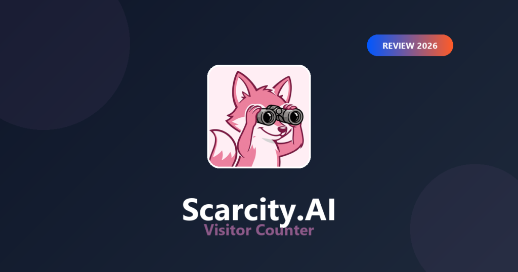 Featured image for Scarcity.AI Visitor Counter Review 2026: Free Social Proof
