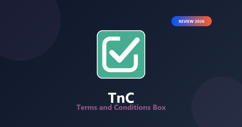 Featured image for TnC Terms and Conditions Box Review 2026: Shop Pay Too