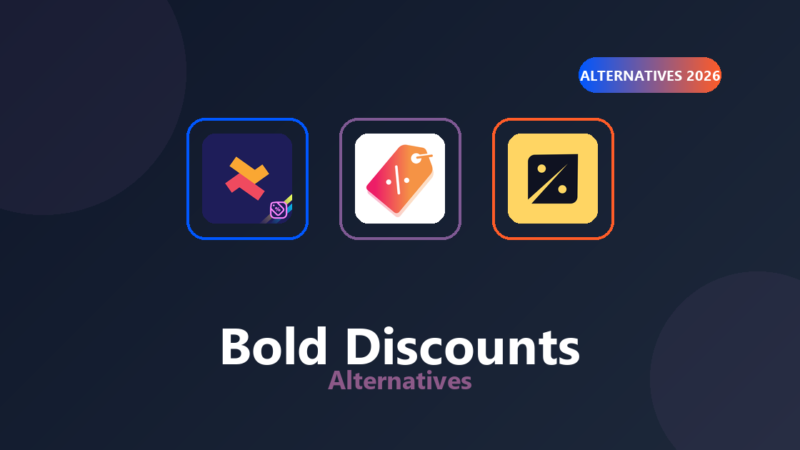 Bold Discounts alternatives for Shopify, 2026